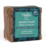 Sapun traditional de Alep cu 40% ulei de dafin, 185g - NAJEL